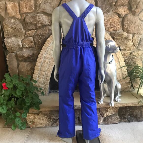 Descente Ski Bib Blue Snow Pants Men’s US Size 40 - Picture 5 of 10